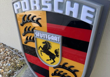 Porsche Neon Logo Sign