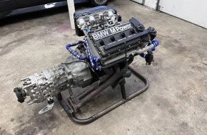 BMW 2.3-liter S14B inline-four and Getrag five-speed manual gearbox