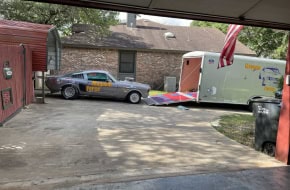 1965 Mustang  and trailer
