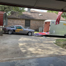 1965 Mustang  and trailer