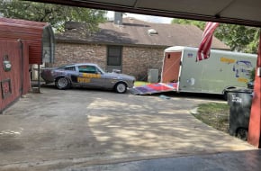 1965 Mustang  and trailer