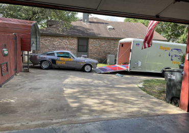 1965 Mustang  and trailer