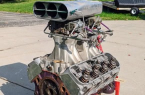 468 Chevy dragster engine – for parts or rebuild