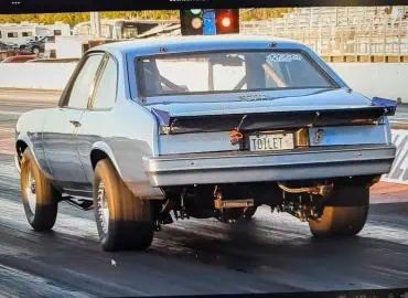78 Nova with trailer