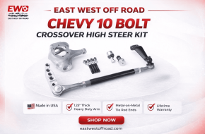 HD Crossover Steering Kit for Chevy 10 Bolt & Dana 44 | EWO Made in USA