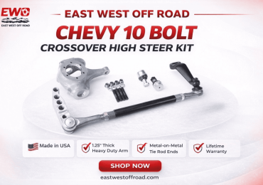 HD Crossover Steering Kit for Chevy 10 Bolt & Dana 44 | EWO Made in USA
