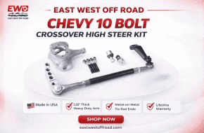 Dana 44 to 10 Bolt Steering Swap Kit for Chevy 4WD