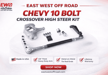 Dana 44 to 10 Bolt Steering Swap Kit for Chevy 4WD
