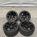 2016 FORD MUSTANG GT350R OEM CARBON FIBER WHEEL SET WITH TIRES